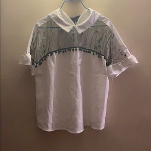 Dress up shirt great for skirts